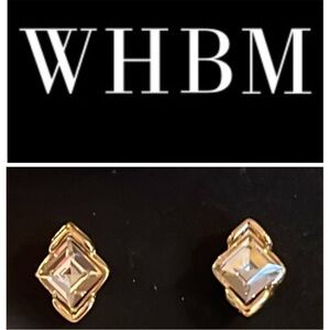 WHBM Multifaceted Stud Earrings